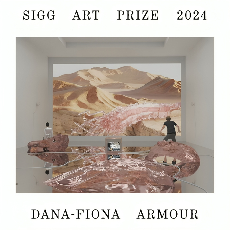 Dana-Fiona Armour awarded the Sigg Art Prize for her innovative artwork blending artificial intelligence with creative expression.